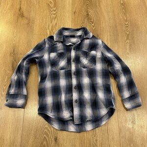 GAP Kids Plaid Flannel Button Down Shirt
